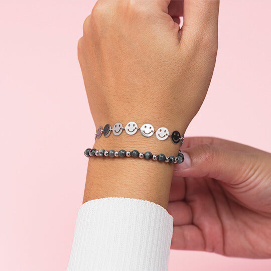 Bracelet Oozoo Jewellery argent avec pierres naturelles SB-1024 - PRECIOVS