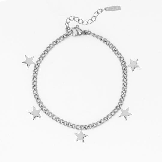 Bracelet Oozoo Jewellery argent avec étoiles SB-1015 - PRECIOVS