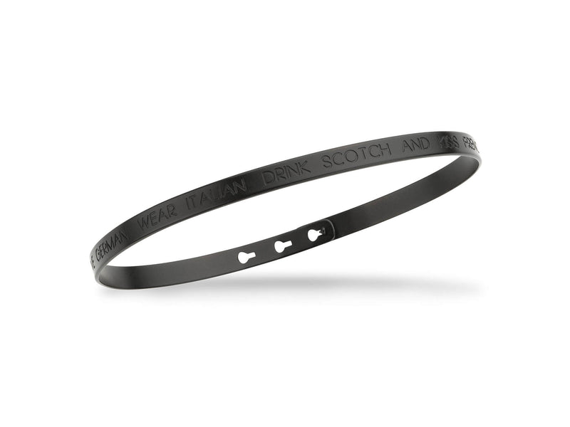 Bracelet Homme MYA BAY "DRIVE GERMAN, WEAR ITALIAN, DRINK SCOTCH AND KISS FRENCH", métallisé SC-03 - PRECIOVS