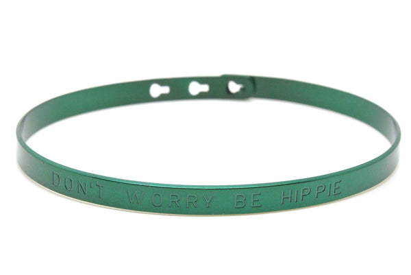 Bracelet MYA BAY "DON'T WORRY BE HIPPIE", métallisé SC-17 - PRECIOVS