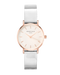 Montre Rosefield THE PREMIUM GLOSS Blanc Métallique Or Rose SHMWR-H30 - PRECIOVS