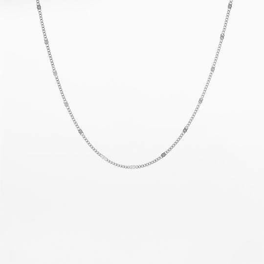 Collier Oozoo Jewellery argent avec détails classiques SN-2003 - PRECIOVS