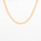 Collier Oozoo Jewellery or rose avec chaîne motif V SN-2008 - PRECIOVS