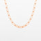 Collier Oozoo Jewellery or rose avec grosses mailles SN-2017 - PRECIOVS