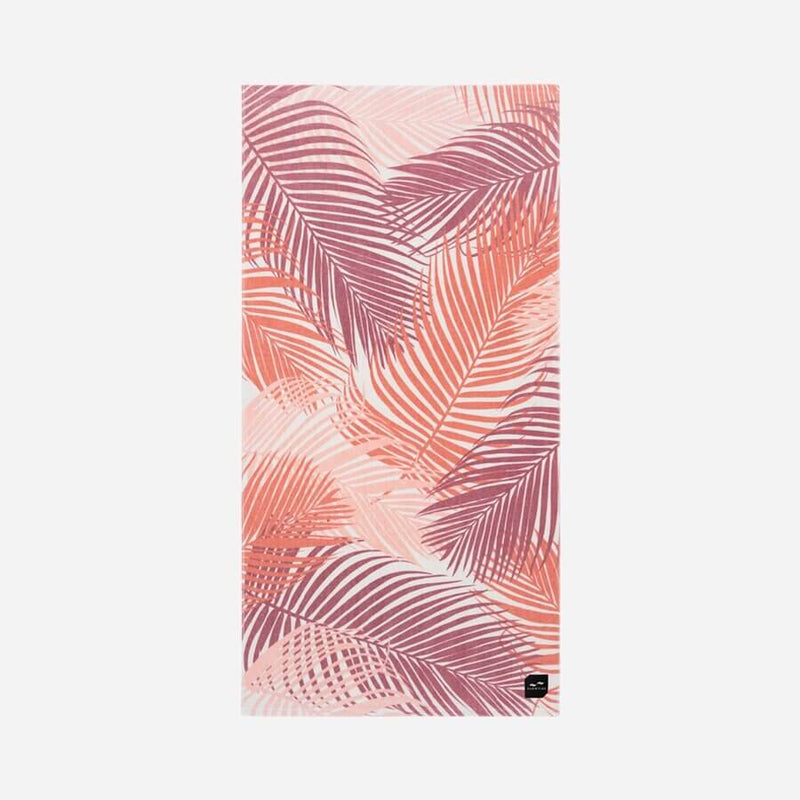 Serviette de plage Slowtide Hala Pink en coton durable - PRECIOVS