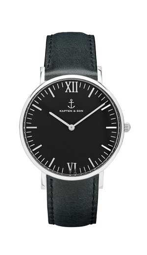 Montre Kapten & Son Silver All Black - PRECIOVS