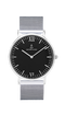 Montre Kapten & Son Silver Black Mesh - PRECIOVS