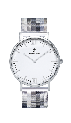 Montre Kapten & Son Silver Mesh - PRECIOVS