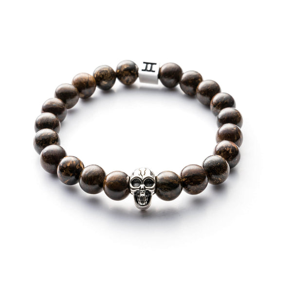 Bracelet Gemini Classics Skull Brown - PRECIOVS