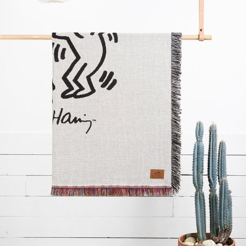 Couverture Slowtide x Keith Haring Rise Up Tapestry - PRECIOVS