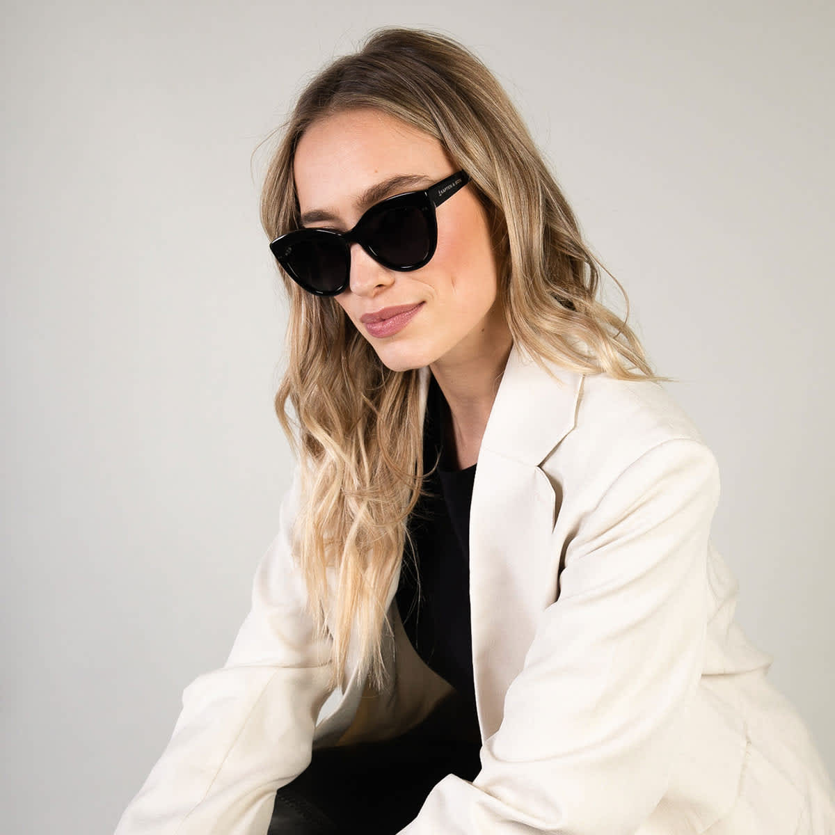 Lunettes de Soleil Kapten & Son Sofia All Black - PRECIOVS
