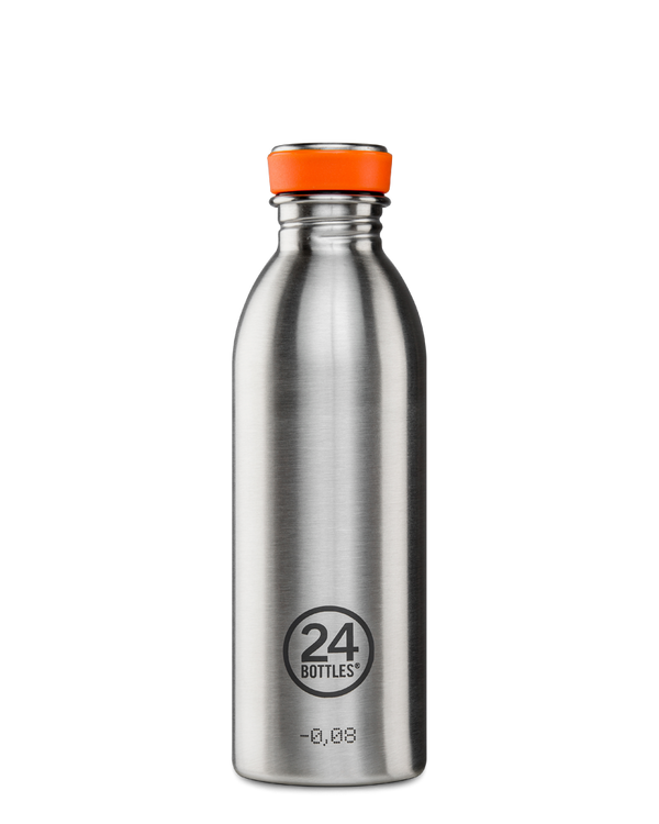 Bouteille réutilisable 24Bottles Urban Bottle Brushed Steel 500ml - PRECIOVS