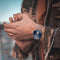 Montre Paul Hewitt Breakwater Line Navy Sunray Acier Inoxydable Bracelet Cuir Mid Brown - PRECIOVS