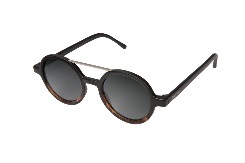 Lunettes de Soleil Komono VIVIEN MATTE BLACK/TORTOISE KOM-S2126 - PRECIOVS