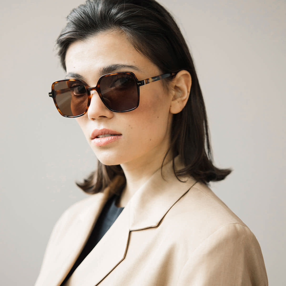 Lunettes de Soleil Kapten & Son Toulouse Tortoise Brown - PRECIOVS