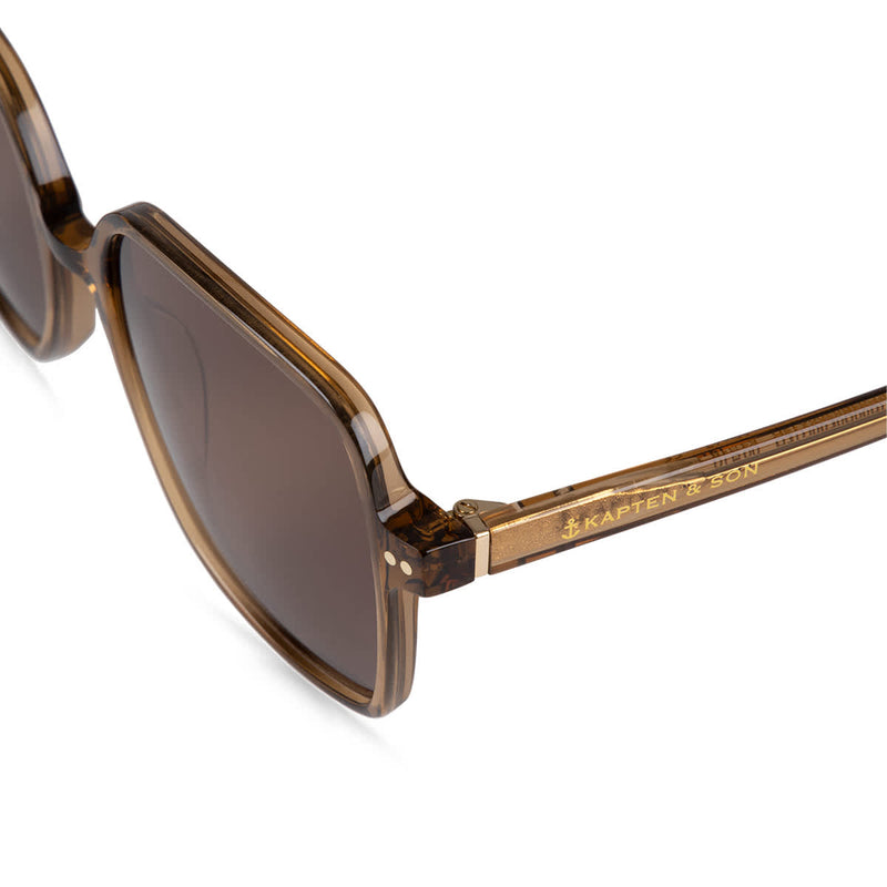 Lunettes de Soleil Kapten & Son Toulouse Transparent Caramel Brown - PRECIOVS