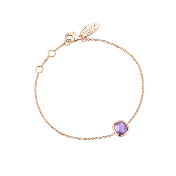 Bracelet I.Ma.Gi.N Jewels Br Améthyste Or Rose - PRECIOVS