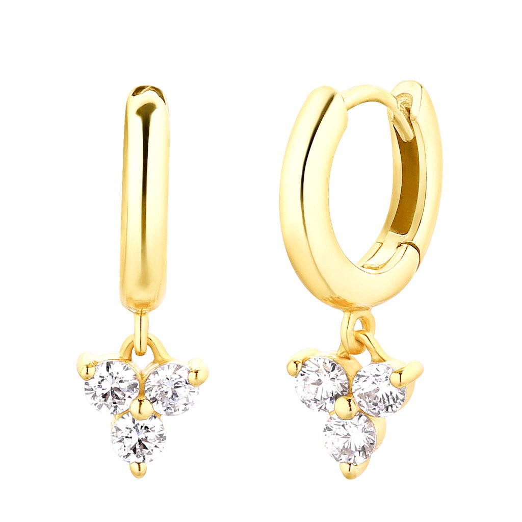 Boucles d'oreilles I.Ma.Gi.N Jewels Bo hoop Stella Or Jaune - PRECIOVS