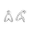 Boucles d'oreilles I.Ma.Gi.N Jewels Bo ring duo white Argent version 2019 - PRECIOVS