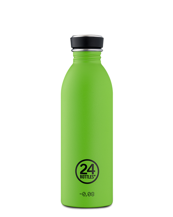 Bouteille réutilisable 24Bottles Urban Bottle Lime Green 500ml - PRECIOVS
