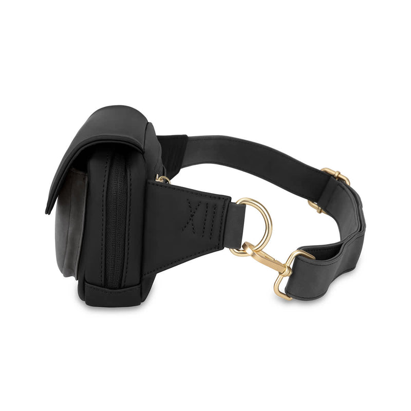 Sac banane Kapten & Son Visby All Black - PRECIOVS