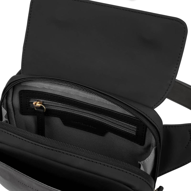 Sac banane Kapten & Son Visby All Black - PRECIOVS