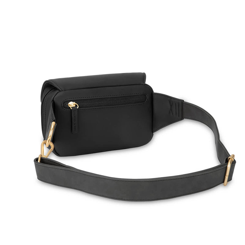 Sac banane Kapten & Son Visby All Black - PRECIOVS