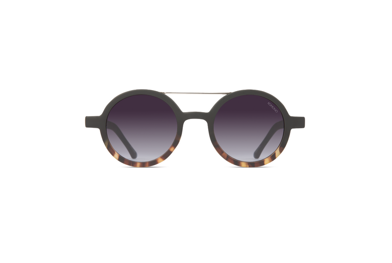 Lunettes de Soleil Komono VIVIEN MATTE BLACK/TORTOISE KOM-S2126 - PRECIOVS