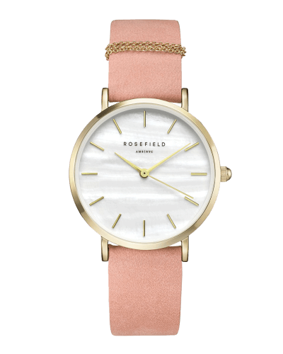 Montre Rosefield THE WEST VILLAGE Bubblegum Pink Gold WBPG-W72 - PRECIOVS