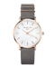 Montre Rosefield THE WEST VILLAGE Elephant Grey Rosegold WEGR-W75 - PRECIOVS