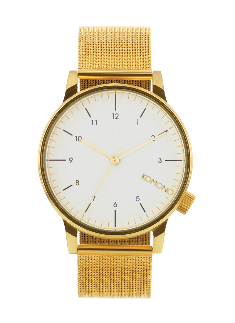 Montre Komono WINSTON ROYALE GOLD WHITE KOM-W2358 - PRECIOVS