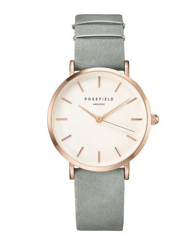 Montre Rosefield THE WEST VILLAGE Mint Grey Rosegold WMGR-W74 - PRECIOVS