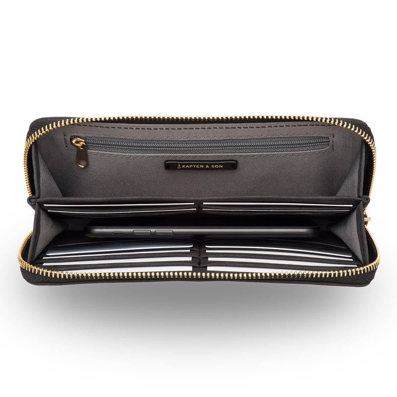 Portefeuille Kapten & Son Louvre Noir - PRECIOVS
