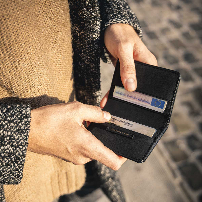 Portefeuille Kapten & Son Pantheon Noir - PRECIOVS