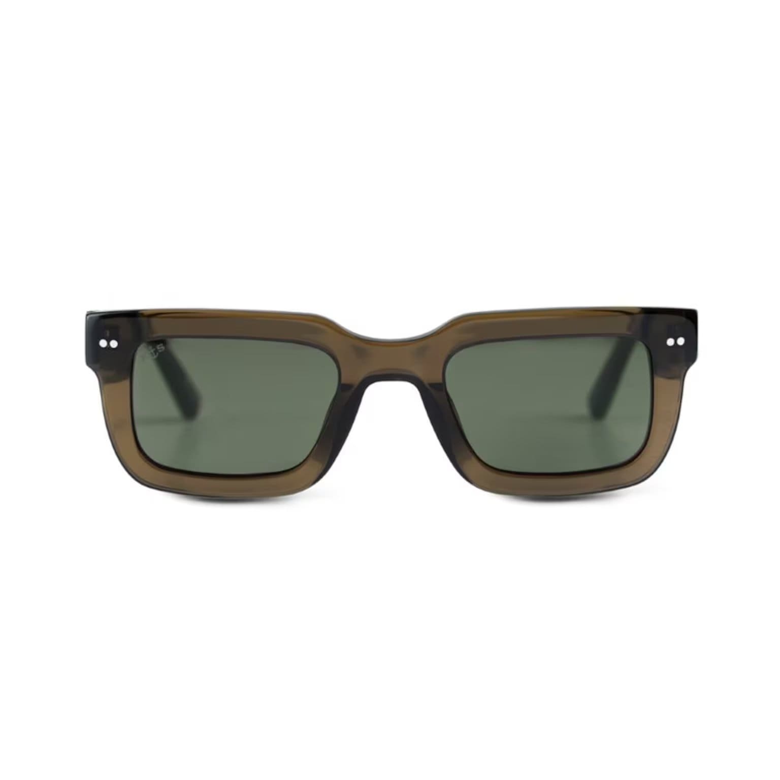 Lunettes de Soleil Kapten & Son Phoenix Transparent Olive Green - PRECIOVS