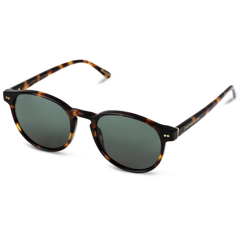 Lunettes de Soleil Kapten & Son Marais Large Tortoise Green - PRECIOVS