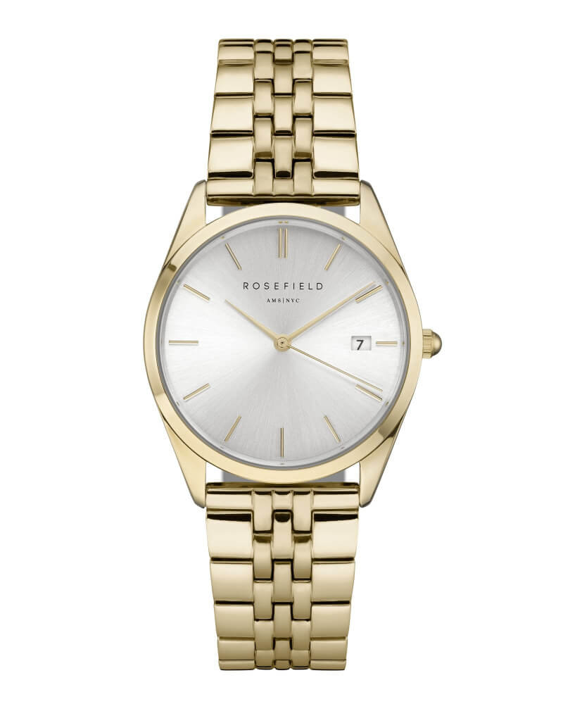 Montre Rosefield THE ACE Sunray Argenté Doré ACSG-A03 - PRECIOVS