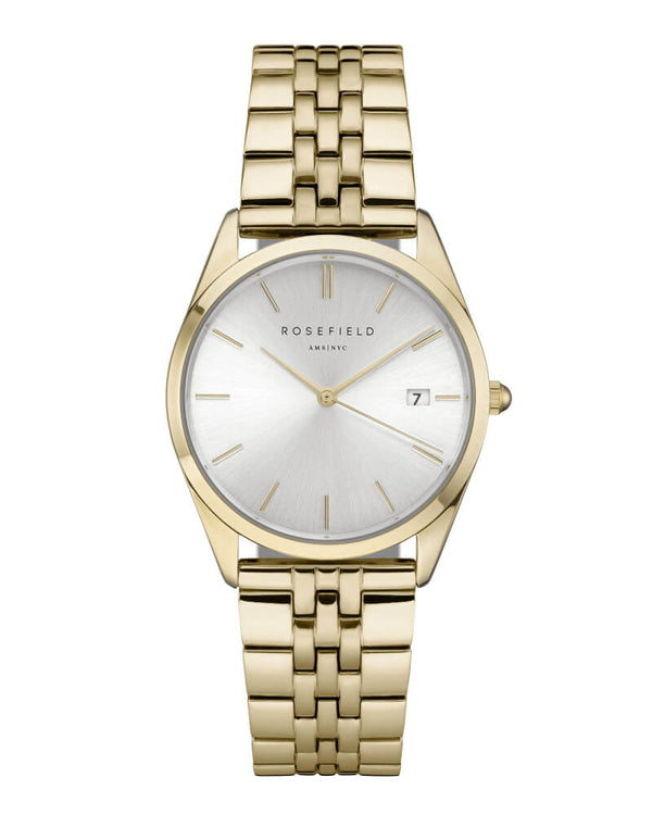 Montre Rosefield THE ACE Sunray Argenté Doré ACSG-A03 - PRECIOVS