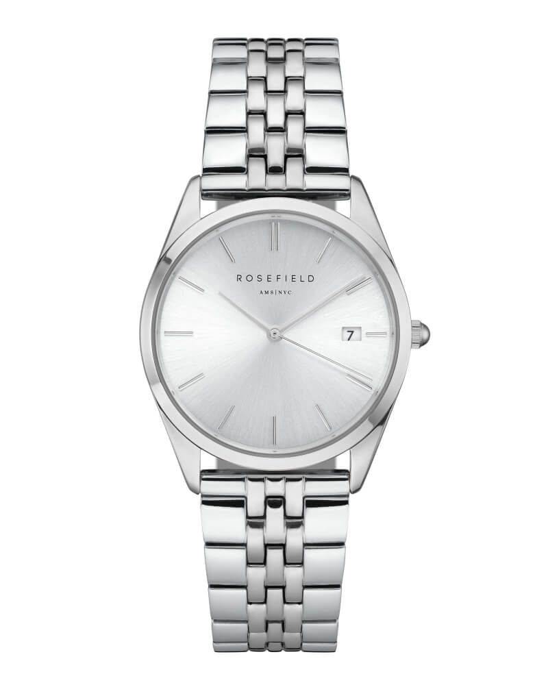Montre Rosefield THE ACE Sunray Argenté ACSS-A04 - PRECIOVS