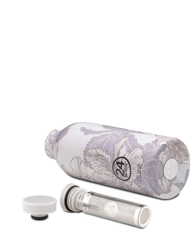 Bouteille réutilisable avec infuseur 24Bottles Clima Cloud & Mist 500ml - PRECIOVS