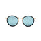 Lunettes de Soleil Kapten & Son Amsterdam Matt Black Blue Mirrored - PRECIOVS