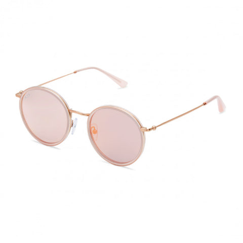 Lunettes de Soleil Kapten & Son Amsterdam All Pink Mirrored - PRECIOVS