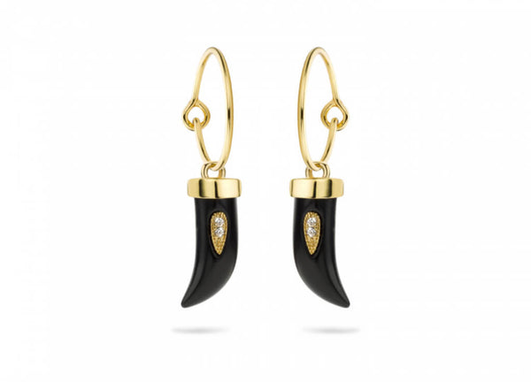 Boucles d'oreilles MYA BAY Kenya - Noir BO-29.G - PRECIOVS