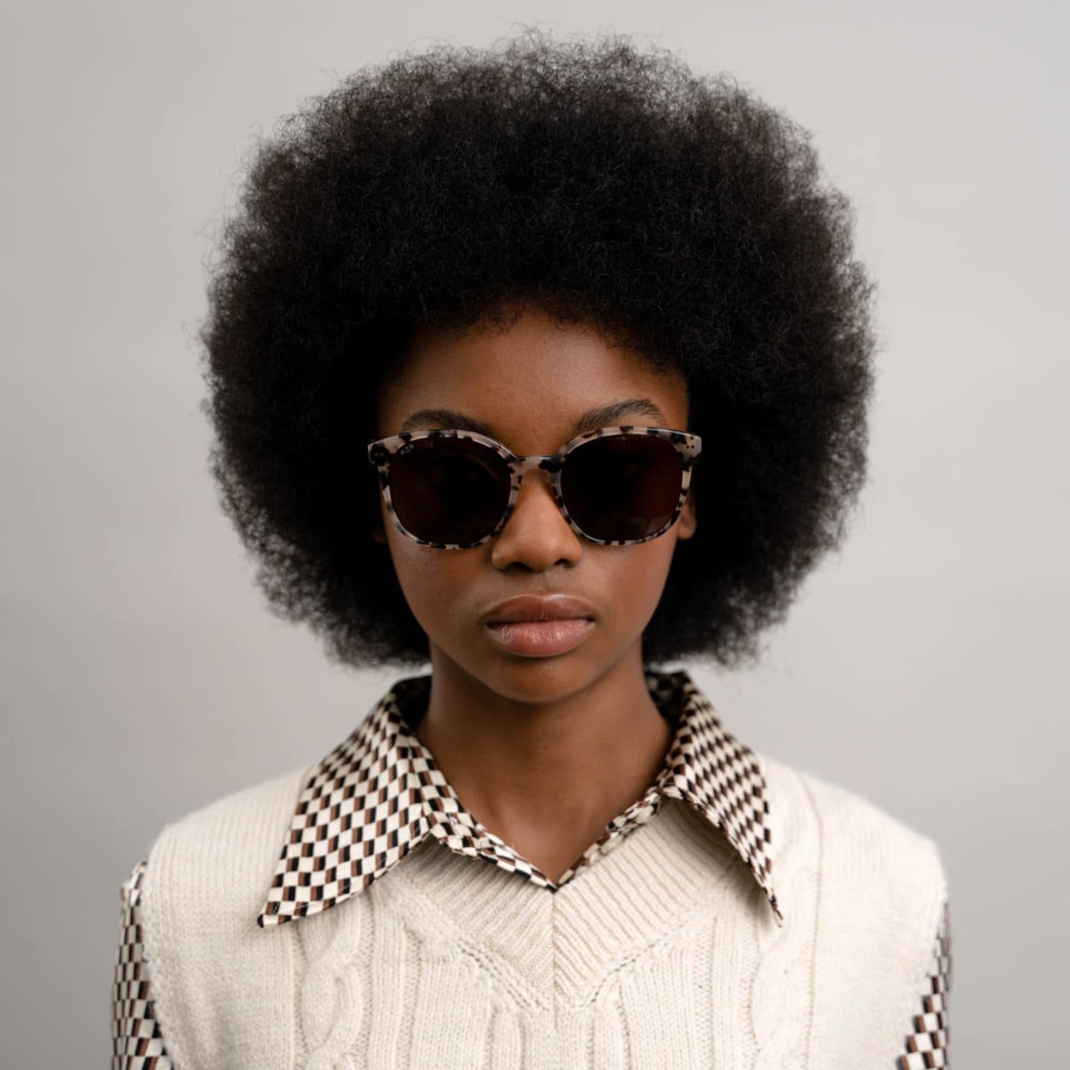 Lunettes de Soleil Kapten & Son Nairobi Sand Tortoise Brown - PRECIOVS