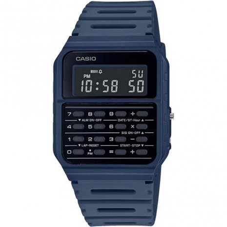 Montre Casio Vintage calculatrice Navy Blue CA-53WF-2BEF - PRECIOVS