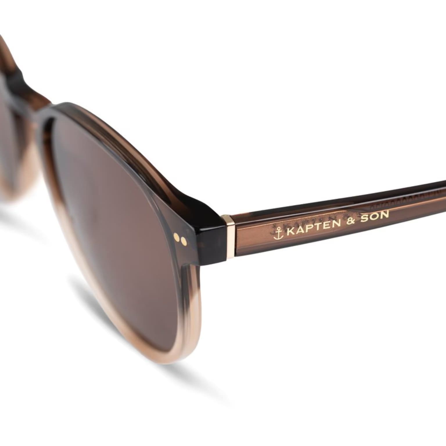 Lunettes de Soleil Kapten & Son Marais Large Gradient Brown - PRECIOVS