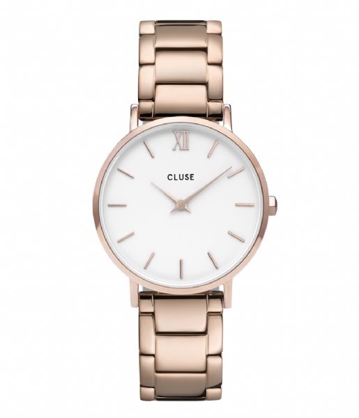 Montre CLUSE Minuit 3-Link Rose Gold Steel CW0101203027 - PRECIOVS