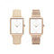 Coffret Amalys Montre Louise et bracelet cuir nude - PRECIOVS