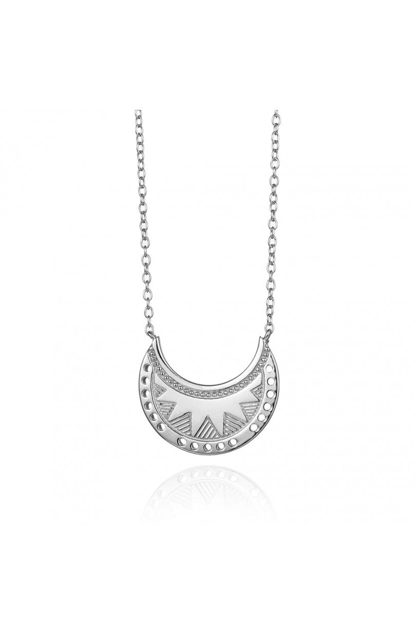 Collier PRECIOVS Essentials motif lune argent - PRECIOVS
