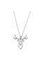 Collier PRECIOVS Essentials avec pendentif origami cerf argent - PRECIOVS